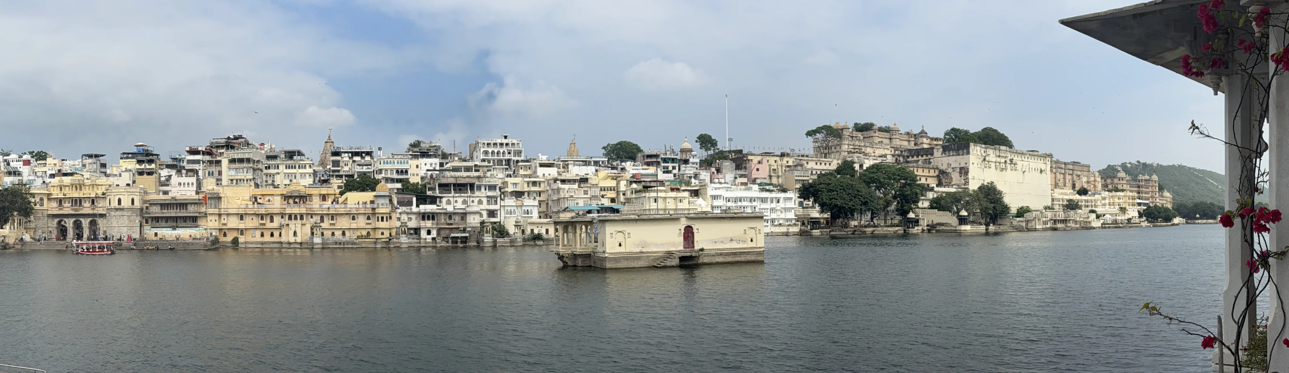 Udaipur seen across Lake Pichola